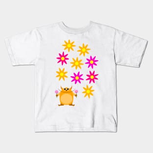 Flower Monster Kids T-Shirt